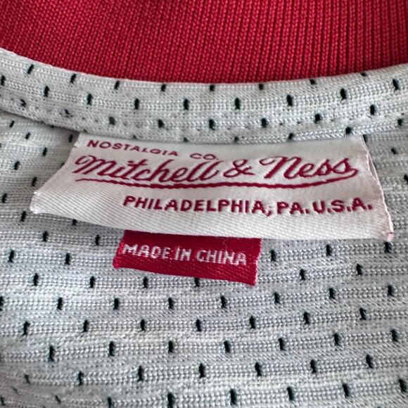 Authentic Mitchell & Ness Shawn Kemp NBA Seattle Supersonics 96 Finals Jersey 44 - Picture 6 of 15